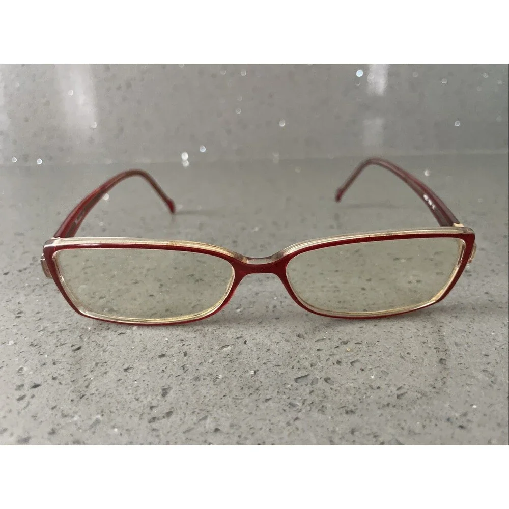 Nygard Eyeglasses Eye Glasses Frames ONLY Red Cen full rim 54-14-141